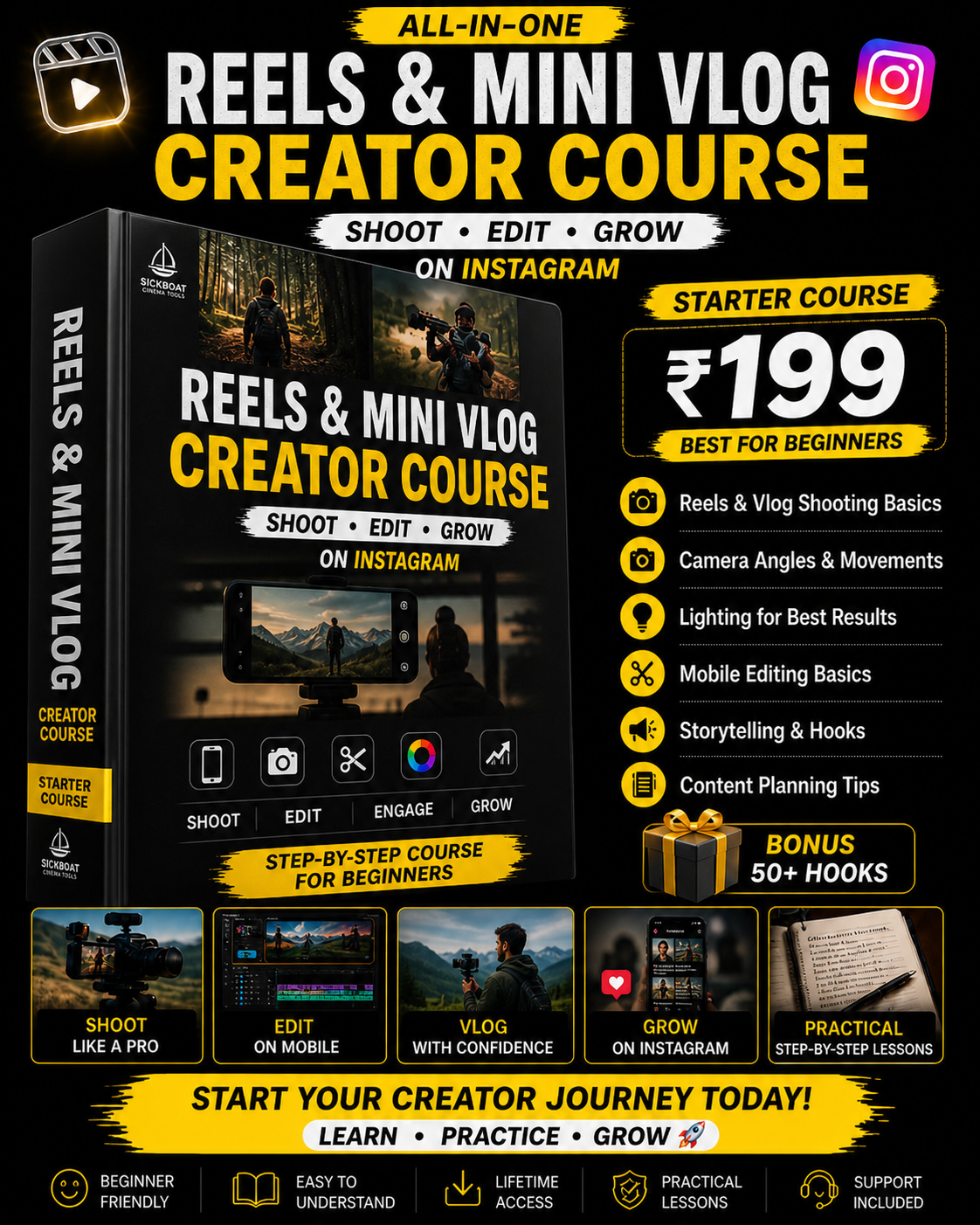 Reels & Mini Vlog Creator Course – Shoot, Edit