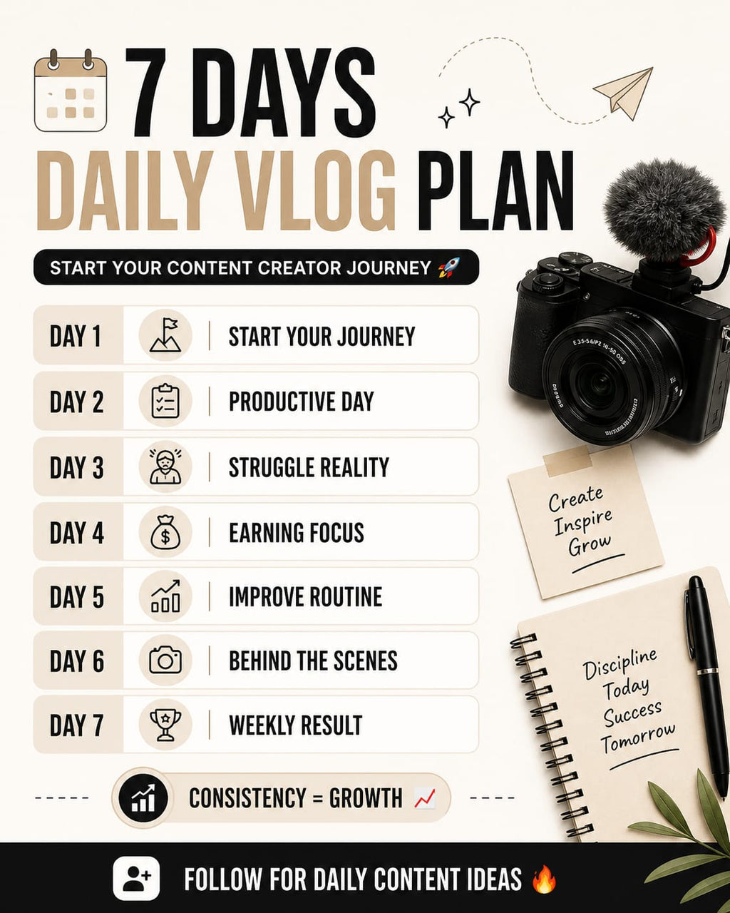 💯 Reels & Vlog Shooting Course premium / high-class